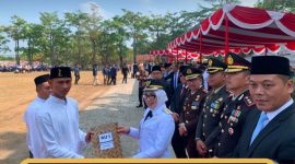 Penyerahan Remisi Umum dalam rangka HUT ke-81 Kemerdekaan Republik Indonesia kepada warga binaan Lapas Kelas IIB Way Kanan, Senin (17/8/2026). Sebanyak 388 warga binaan menerima remisi, dengan 9 orang di antaranya langsung memperoleh kebebasan.