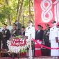 Bupati Way Kanan Ayu Asalasiyah, S.Ked., bersama awak media usai mengikuti rangkaian peringatan HUT ke-81 Kemerdekaan Republik Indonesia di Kabupaten Way Kanan, Senin (17/8/2026). Momentum tersebut berlangsung dalam suasana khidmat dan meriah dengan mengusung semangat “Indonesia Berdaulat, Adil, dan Makmur”. (Foto: Tikampost.id)