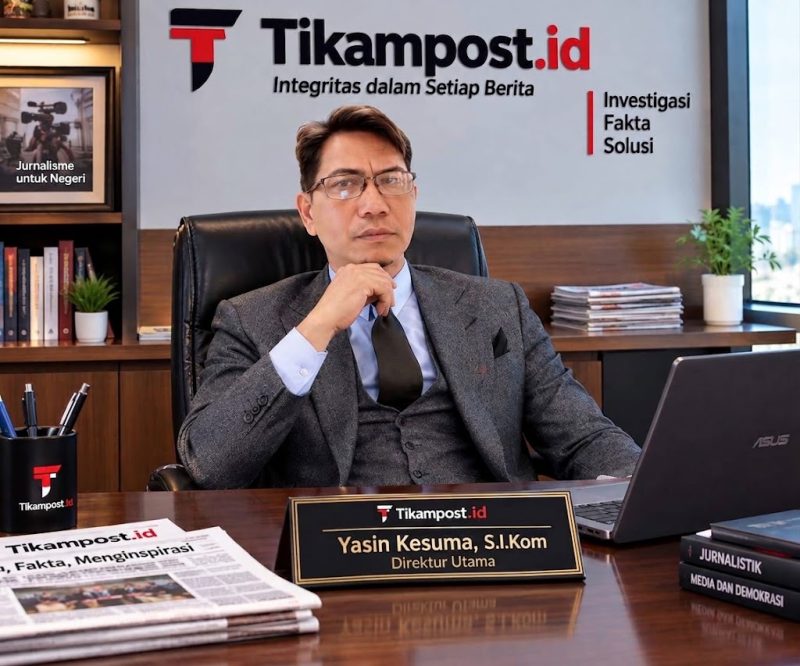 Direktur Utama PT TIKAM POST MEDIA ,Yasin Kesuma, S.I.Kom