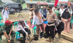 Polres Dharmasraya Dukung Gerakan Tanam Serempak PM-AAS Menuju 26.750 Hektare