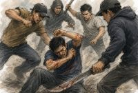 Foto ilustrasi pengeroyokan dan pembacokan di kapuk 