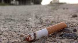 Ilustrasi puntung rokok 