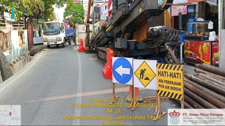 ‎PAM Jaya Bangun Jaringan Perpipaan SPAM di Jalan Malaka - Jalan Rorotan, Jakarta Utara