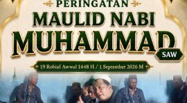 Keterangan Foto:
Generasi Anak Rantau Madura menggelar peringatan Maulid Nabi Muhammad SAW, Selasa (1/9/2026), di Warung Sabar 2, Pagedangan, Tangerang. Kegiatan tersebut menjadi momentum mempererat silaturahmi, kekompakan, dan persaudaraan para anak rantau Madura di perantauan.