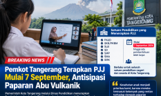 Pemkot Tangerang Terapkan PJJ Mulai 7 September, Antisipasi Paparan Abu Vulkanik