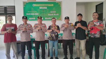 Kapolsek Pesisir Tengah Sambangi Camat dan Calon Peratin, Jaga Pilperatin Tetap Kondusif
