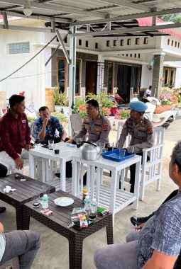 Kapolres Dharmasraya Pantau Pilwana 2026 di Tiga Nagari, Pastikan Pengamanan Berjalan Optimal