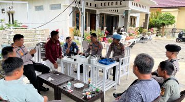 Kapolres Dharmasraya Pantau Pilwana 2026 di Tiga Nagari, Pastikan Pengamanan Berjalan Optimal