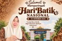 Kepala SMA Negeri 1 Banjit, Kabupaten Way Kanan, Provinsi Lampung, mengucapkan selamat memperingati Hari Batik Nasional yang jatuh setiap tanggal 2 Oktober.