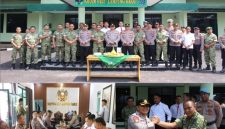 Dalam rangka memperingati HUT ke-81TNI, Polres Pesisir Barat memberikan kejutan kepada jajaran Kodim 0422/Lampung Barat, 
