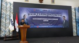 Ketua Pokja Wartawan Gunung Kaler Kresek Kabupaten Tangerang, Alex Sibti, mengikuti Uji Kompetensi Wartawan (UKW) yang digelar pada 30 September hingga 1 Oktober 2026 di Jakarta.