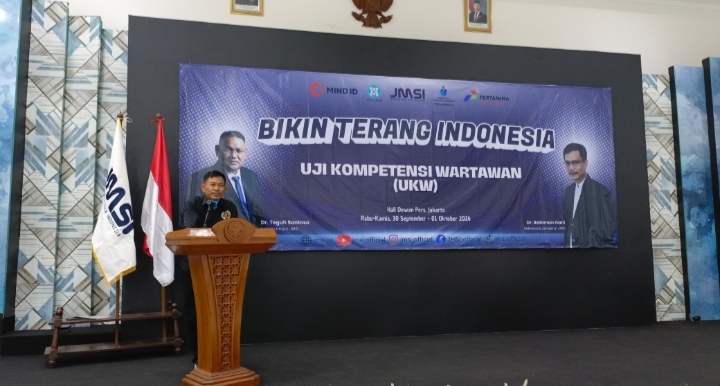 Ketua Pokja Wartawan Gunung Kaler Kresek Kabupaten Tangerang, Alex Sibti, mengikuti Uji Kompetensi Wartawan (UKW) yang digelar pada 30 September hingga 1 Oktober 2026 di Jakarta.