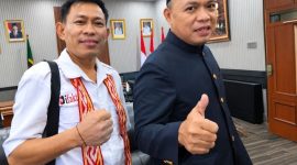 Ketua DPRD Kabupaten Tangerang, Muhamad Amud, menyampaikan permohonan maaf kepada insan pers terkait kendala akses wartawan saat meliput Rapat Paripurna dalam rangka Hari Jadi ke-394 Kabupaten Tangerang