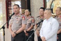 Kapolri Jenderal Pol. Suyudi Ario Seto didampingi Pejabat Utama Mabes Polri menerima audiensi Menteri Perhubungan Dudy Purwagandhi beserta jajaran Kemenhub dalam rangka penguatan sinergi memastikan kesiapan pengamanan, keselamatan transportasi, serta kelancaran mobilitas masyarakat menjelang Libur Nataru dan Lebaran